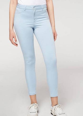 Calzedonia Eco Light Push Up Denim Kot Pantolon Kadın Bej Rengi | TR1606VD