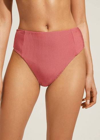 Calzedonia High Belli Biarritz Bikini Altları Kadın Kahverengi | TR2774UT