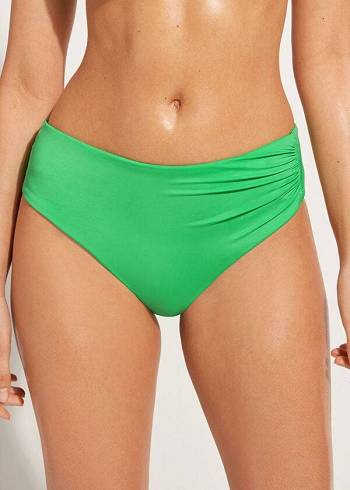 Calzedonia High Belli Indonesia Eco Bikini Altları Kadın Yeşil | TR2761LH