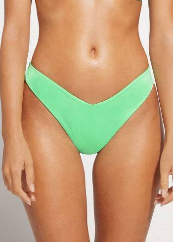 Calzedonia High Cut Brazilian Indonesia Eco Bikini Altları Kadın Nane | TR2804XF