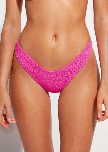 Calzedonia High Cut V-shaped Brazilian Miami Bikini Altları Kadın Pembe | TR2792UT