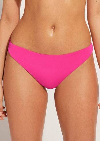 Calzedonia Indonesia Eco Low rise Bikini Altları Kadın Pembe | TR2716SO