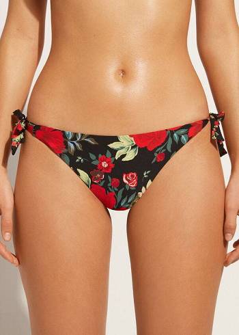 Calzedonia Reversible String Nizza Bikini Altları Kadın Pembe | TR2677YU