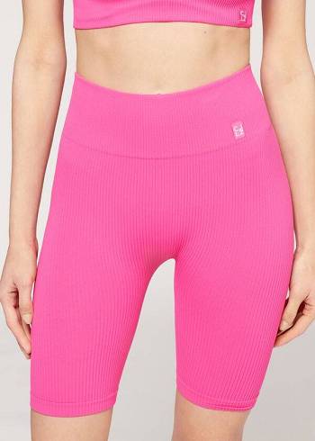 Calzedonia Seamless Atletik Bike Tayt Kadın Pembe | TR1512UT