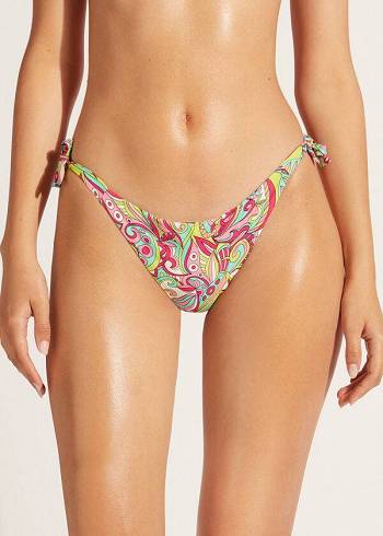 Calzedonia Side Tie Londra Bikini Altları Kadın Renkli | TR2627SO