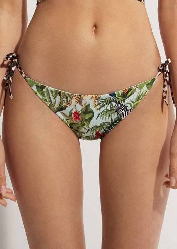 Calzedonia String Nairobi Eco Bikini Altları Kadın Yeşil | TR2580YU