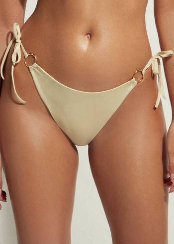 Calzedonia String Tie Abu Dhabi Bikini Altları Kadın Altın | TR2571GL