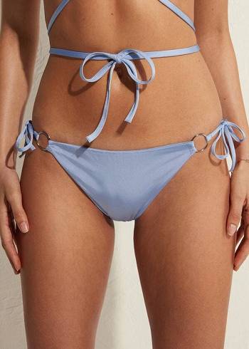 Calzedonia String Tie Abu Dhabi Bikini Altları Kadın Mavi | TR2572FM