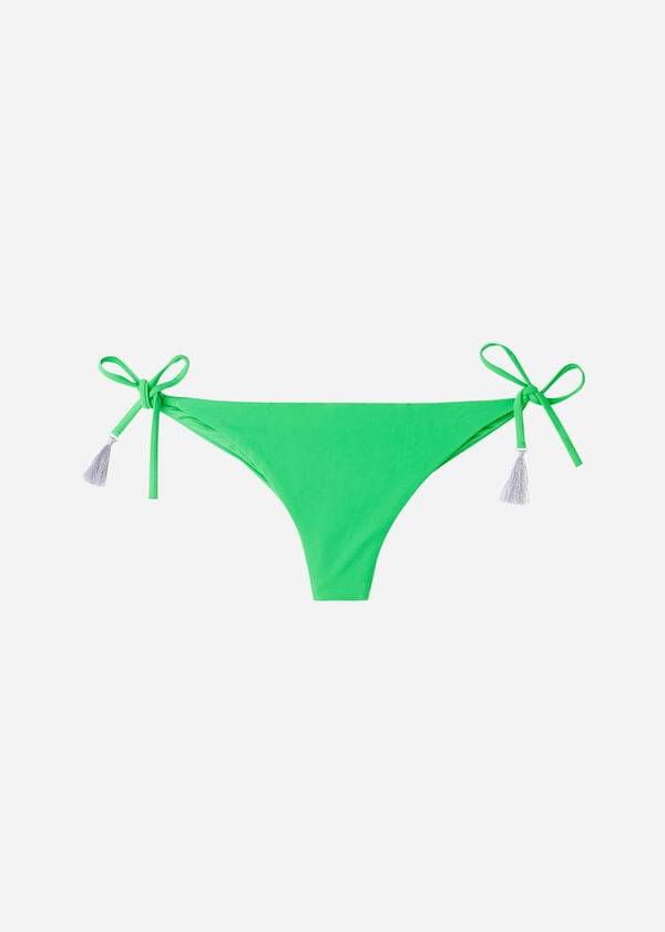 Calzedonia Brazilian String Capri Bikini Altları Kadın Yeşil | TR2863UT