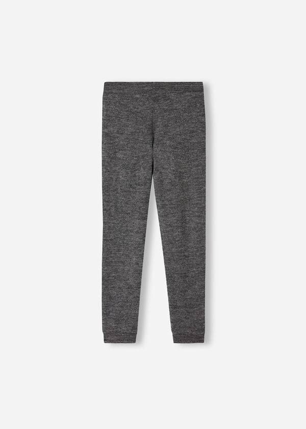 Calzedonia Cashmere Blend Stretch Spor Tayt Çocuk Gri | TR1070UT