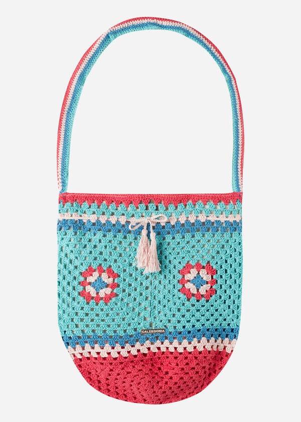 Calzedonia Crochet Beach Bag Aksesuar Kadın Turkuaz Mavi | TR2917YU