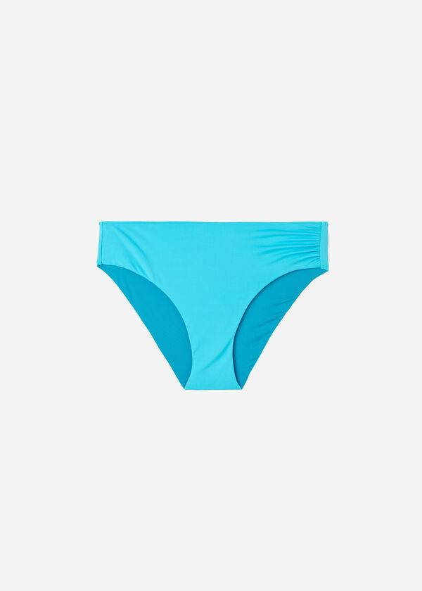 Calzedonia High Belli Indonesia Eco Bikini Altları Kadın Turkuaz Yeşil | TR2758CE