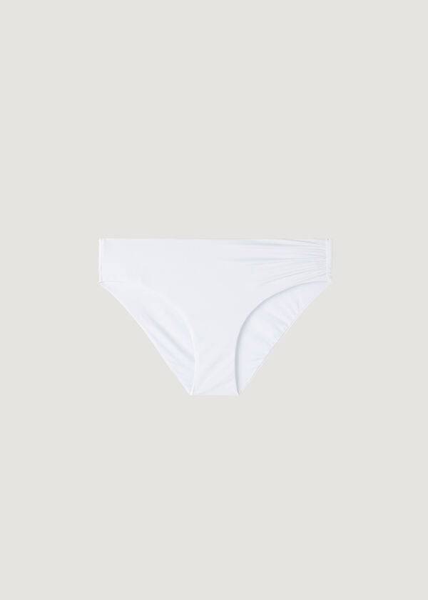 Calzedonia High Belli Indonesia Eco Bikini Altları Kadın Beyaz | TR2759XF