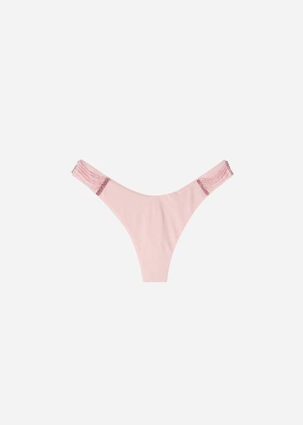 Calzedonia High-Cut Brazilian Manila Bikini Altları Kadın Pembe | TR2748YU