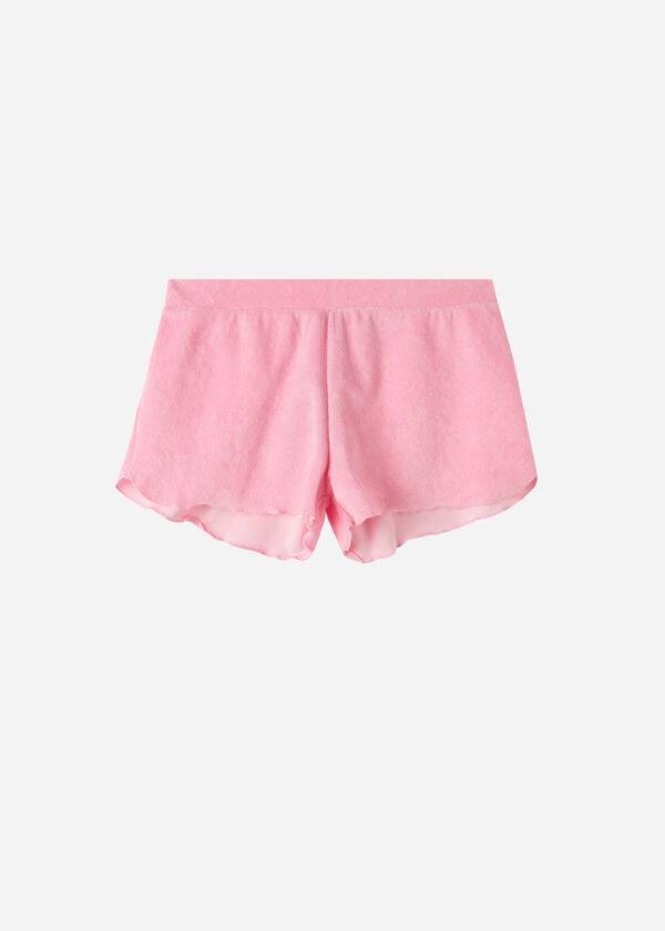 Calzedonia Terrycloth Shorts Cover Ups Kadın Pembe | TR2040GL