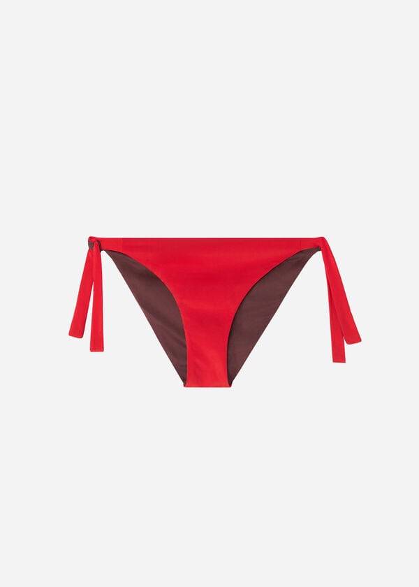 Calzedonia Tied Indonesia Eco Bikini Altları Kadın Kırmızı | TR2539XF